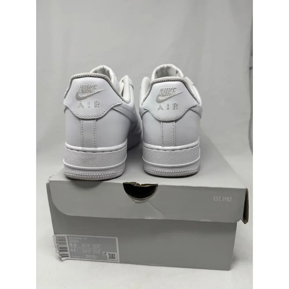 Size 9.5 - Nike Air Force 1 '07 Low Triple White